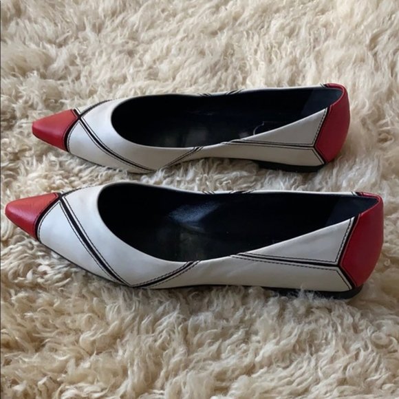 Roger Vivier Prism Color-block Pointed Toe Flats size EU 35 - Picture 7 of 14